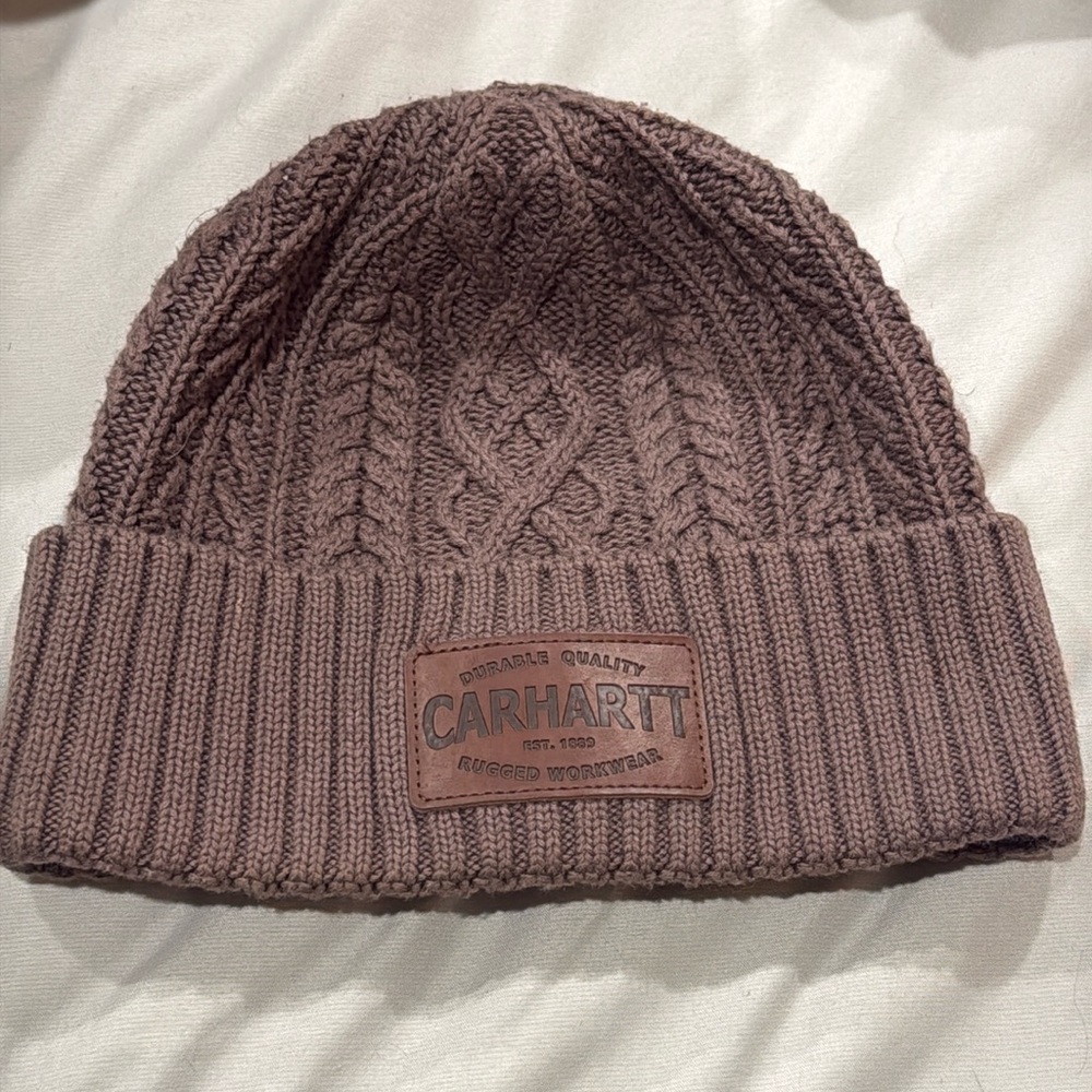Carhartt Brown Knit Beanie